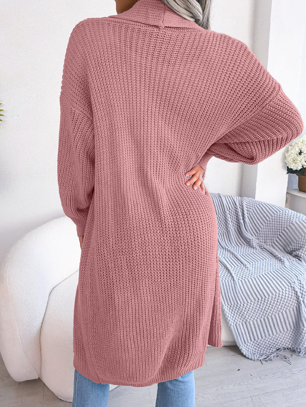 Casual Lapel Long Cardigan Sweater Coat