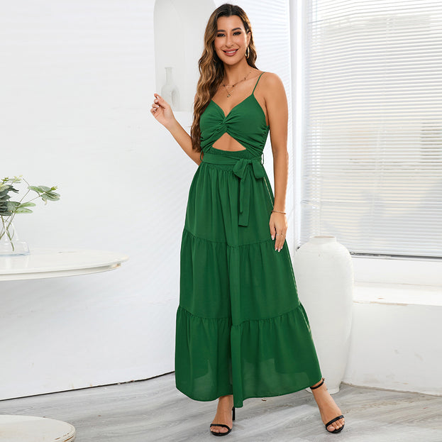 Fashionable and Slim Fitting Style Bra and Strap Dress