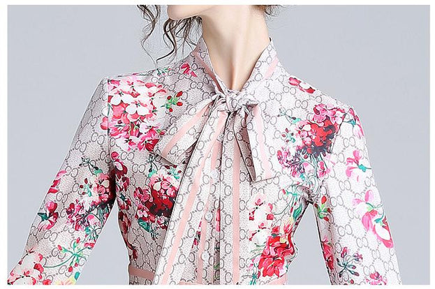 Floral Print Dress in Pink