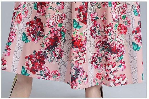 Floral Print Dress in Pink