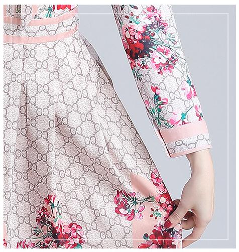 Floral Print Dress in Pink