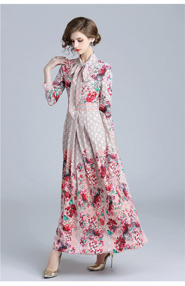 Floral Print Dress in Pink