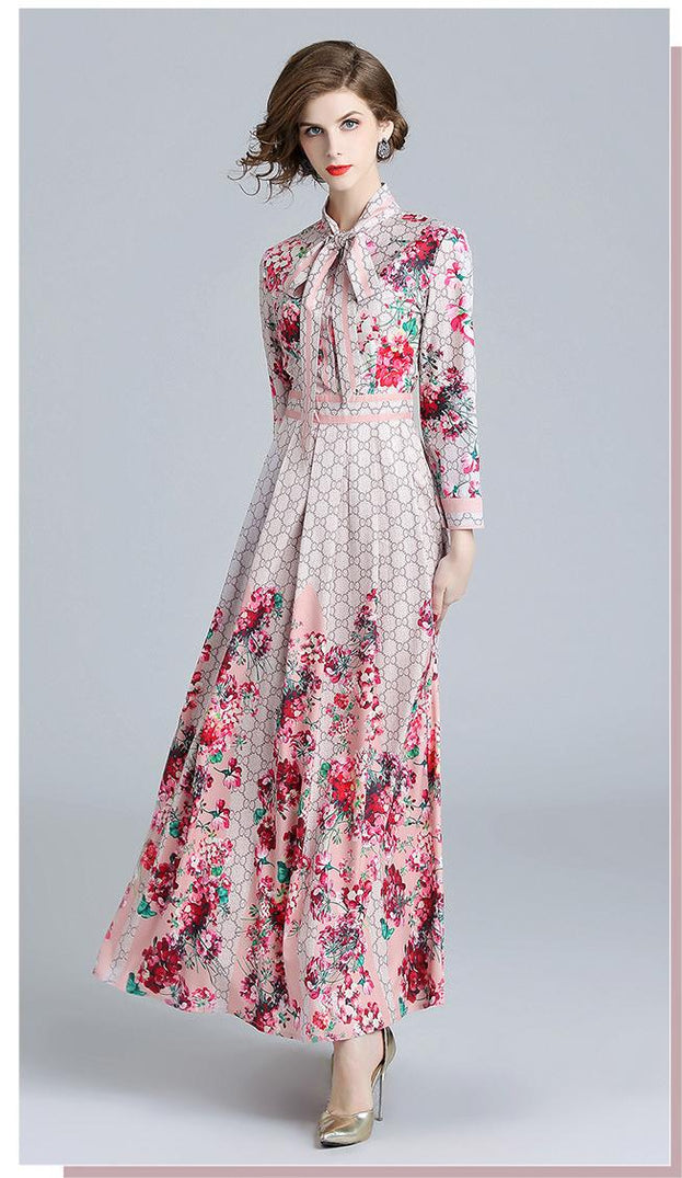 Floral Print Dress in Pink