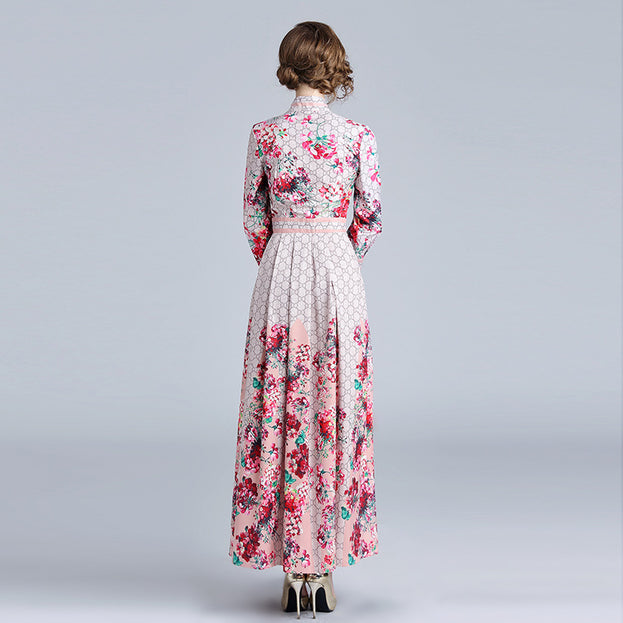 Floral Print Dress in Pink