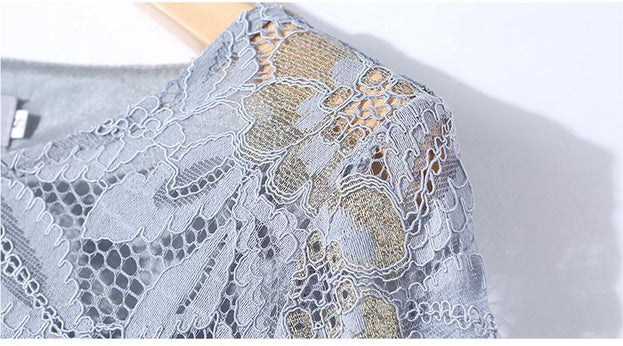 Silm-Fit Lace Dress