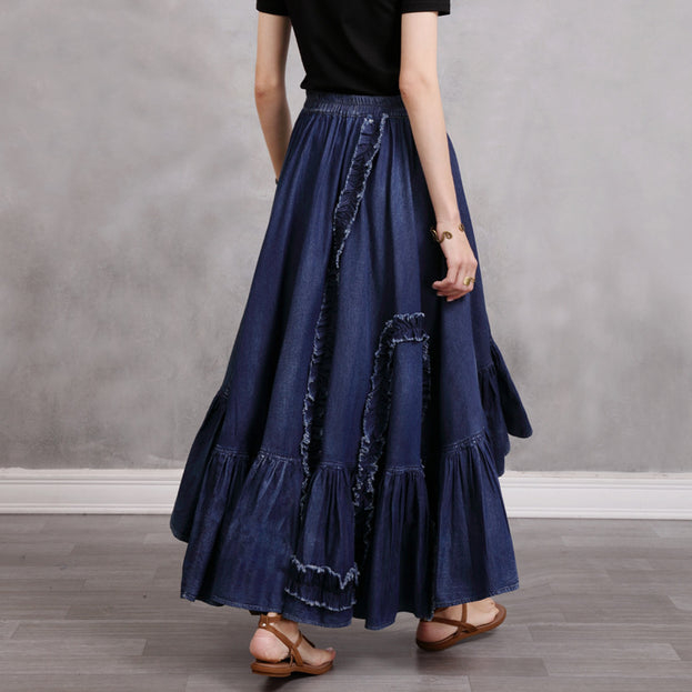 The New Irregular Denim Skirt