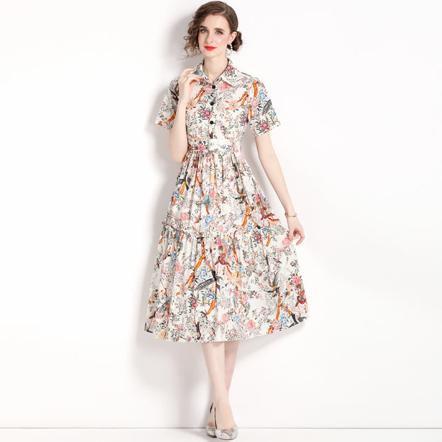 Summer Dress New Print Fashion Dress