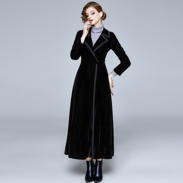 Long Popular New Temperament Coat Coat