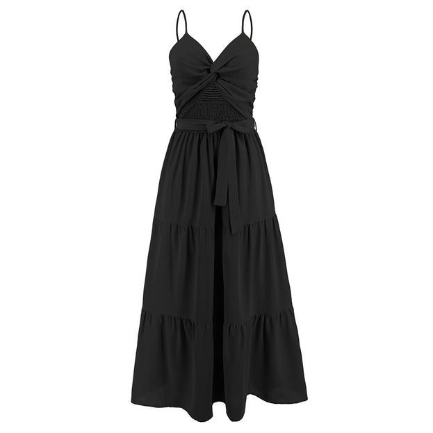 Fashionable and Slim Fitting Style Bra and Strap Dress