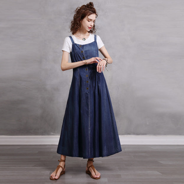 Suspenders Denim Skirt 2023 New Summer Dress