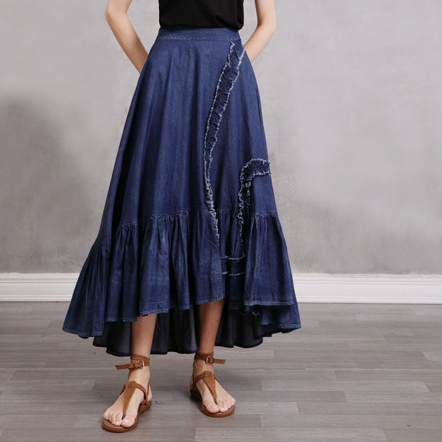 The New Irregular Denim Skirt