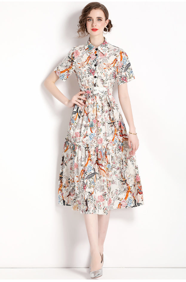Summer Dress New Print Fashion Dress