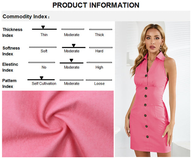 Summer new women's sexy sleeveless denim skirt casual thin dress