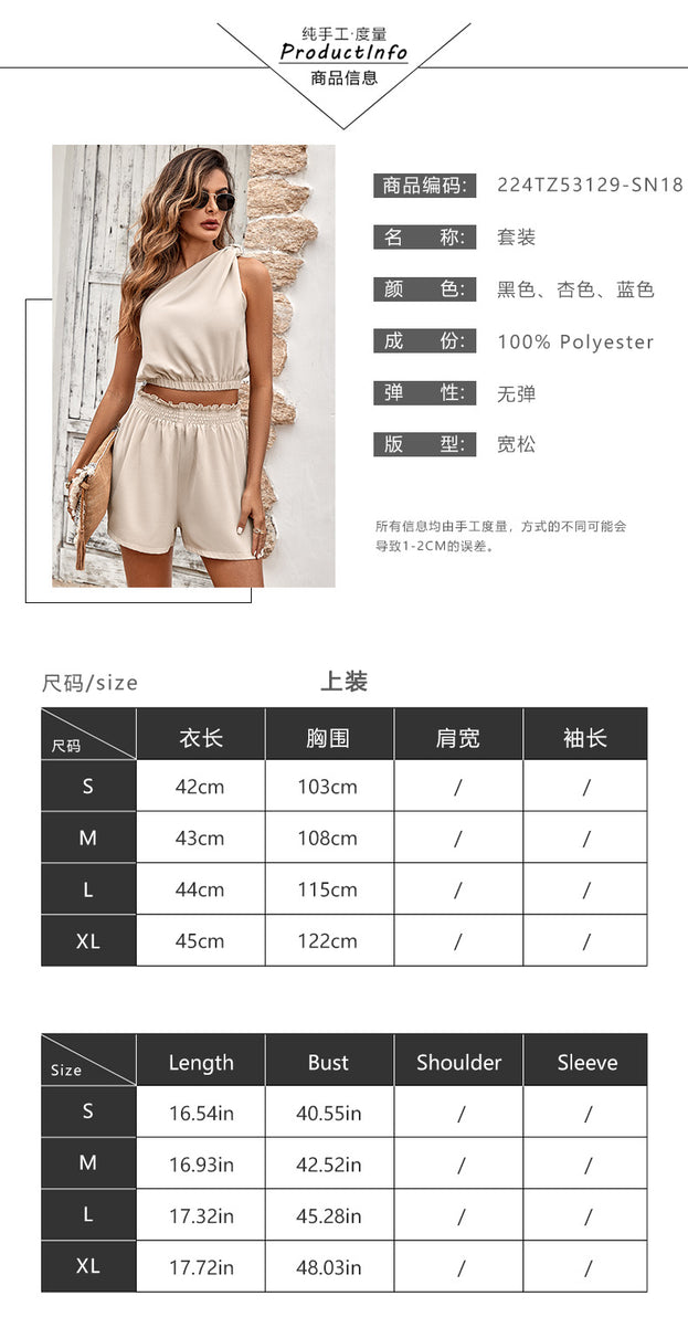 New Fashion Diagonal Shoulder Solid Color Slim Suit for Women