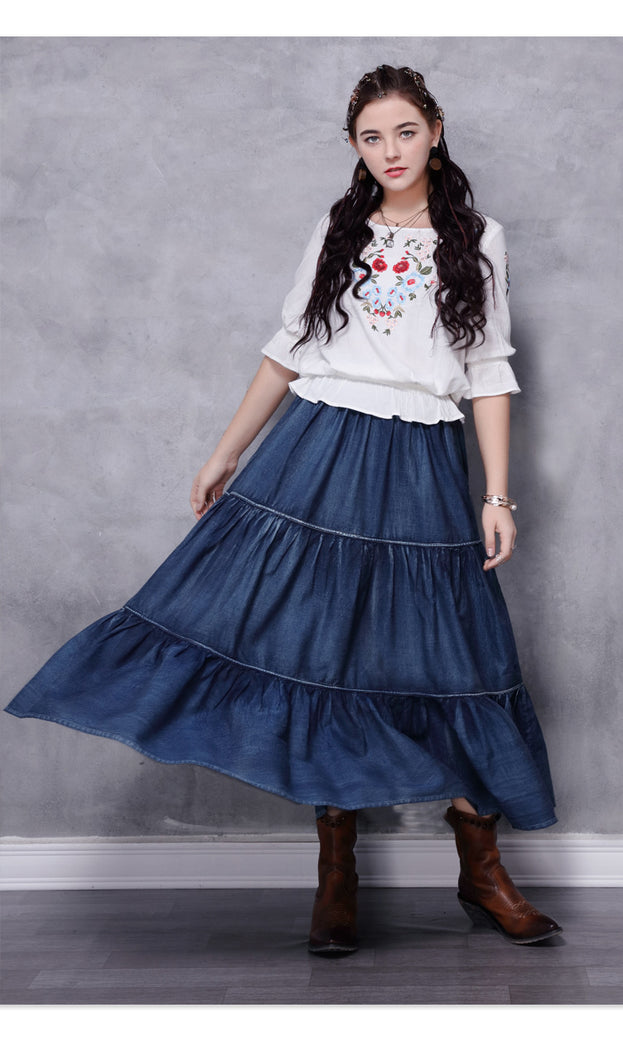 The New Vintage All-Matching MIDI Skirt