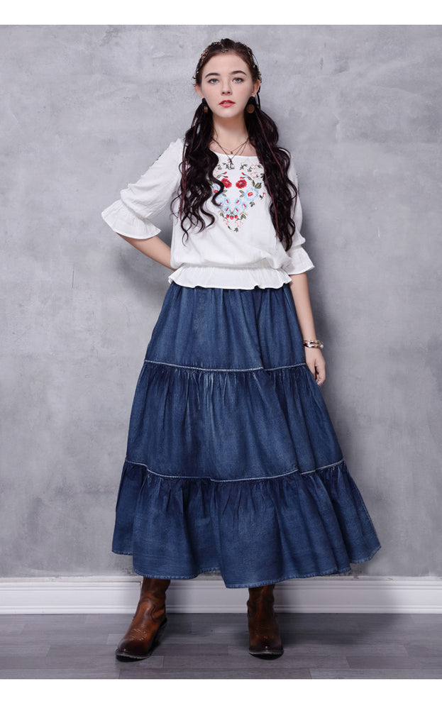 The New Vintage All-Matching MIDI Skirt
