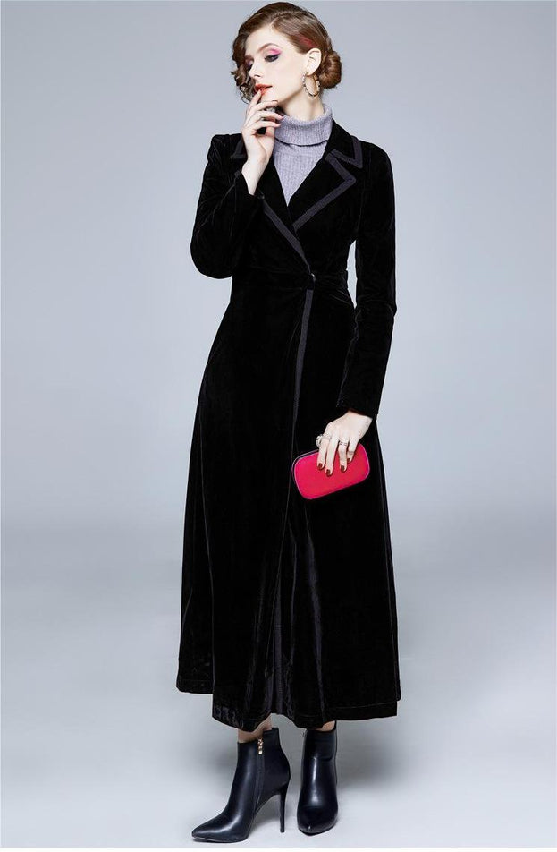 Long Popular New Temperament Coat Coat