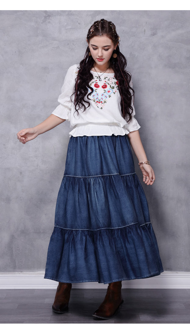 The New Vintage All-Matching MIDI Skirt