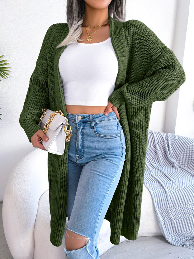 Casual Lapel Long Cardigan Sweater Coat