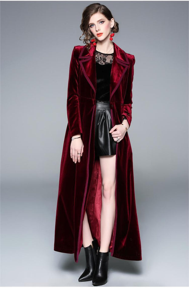 Long Popular New Temperament Coat Coat