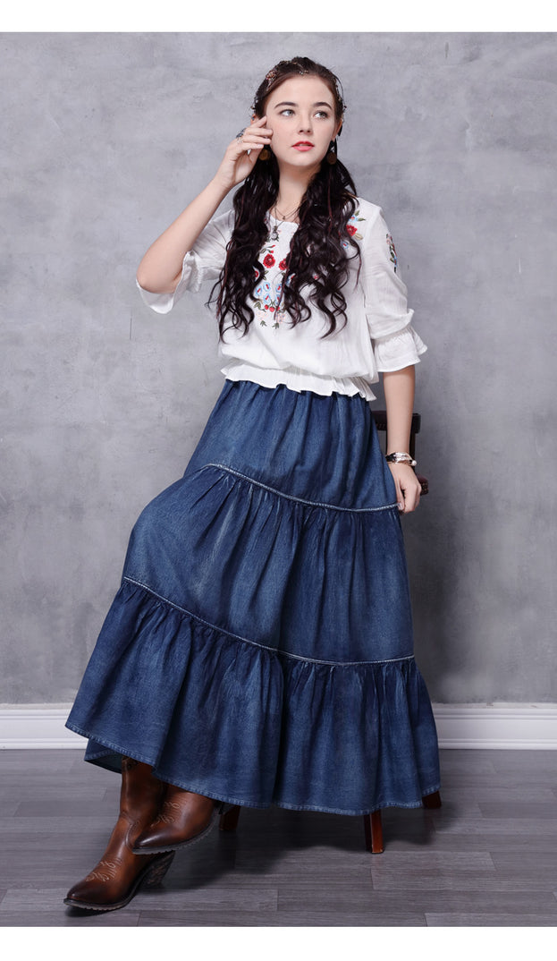 The New Vintage All-Matching MIDI Skirt