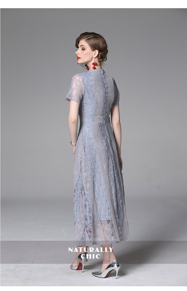 Vintage Patchwork Lace Dress