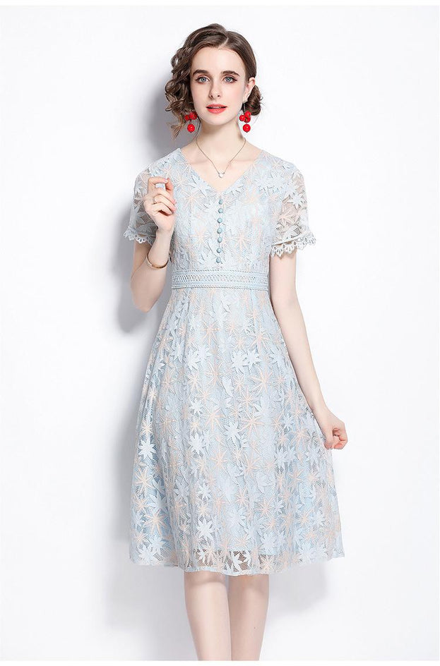 Fashion Show Slim Lace Skirt Long Skirt Dress