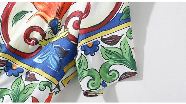 Vintage Printed Dress