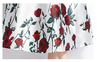 Vintage Printed Dress