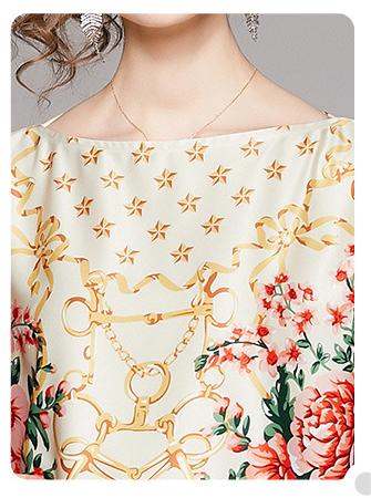 Stylish One-Line Neck Loose Lace-Up Dress With Belt
