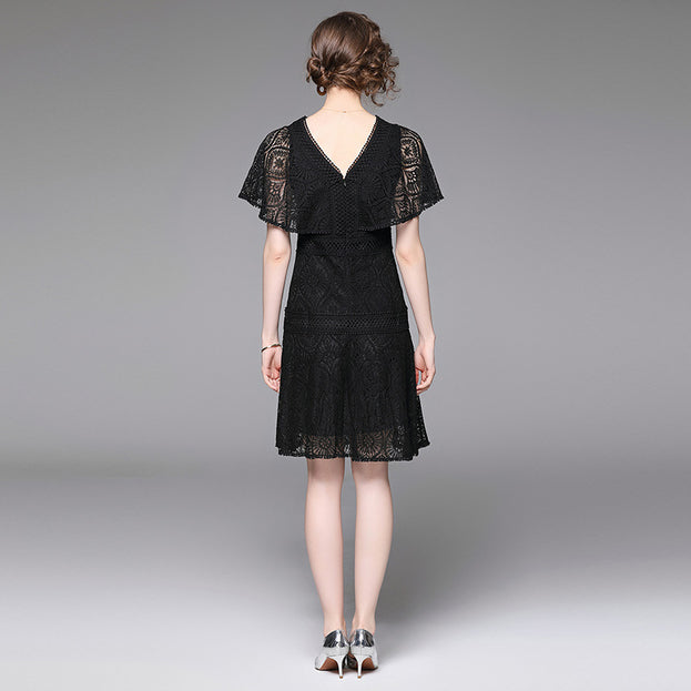 Lace V-Neck Dress