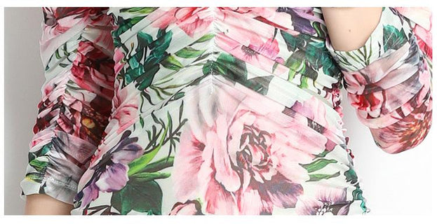 Vintage Printed Dress