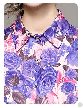 Fashion All-in-One Collection Waist Slimming Positioning Printed Dress with Belt