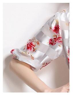 Half High Neck Lantern Sleeve Vintage Print Full-length Dress with Waist Tucked in (with Suspender)