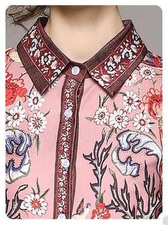 Fashion All-in-One Collection Waist Slimming Positioning Printed Dress