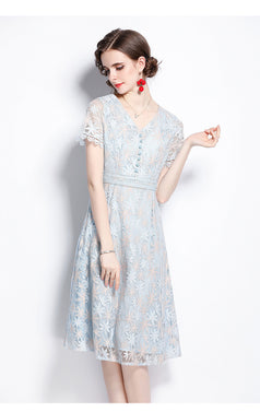 Fashion Show Slim Lace Skirt Long Skirt Dress
