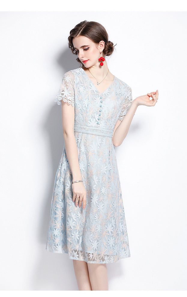 Fashion Show Slim Lace Skirt Long Skirt Dress