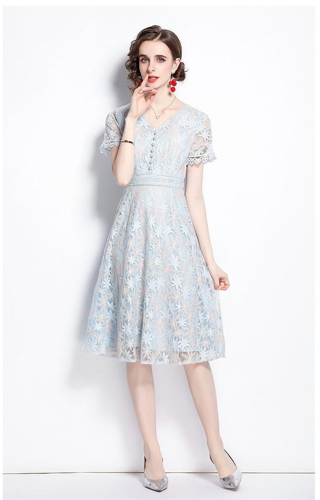 Fashion Show Slim Lace Skirt Long Skirt Dress