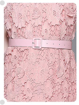 Women's Hollow Out Water-Soluble Flower Embroidery Round Neck Short Sleeve Solid Color Elegant Long Skirt Dress