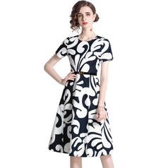 Vintage Printed Dress