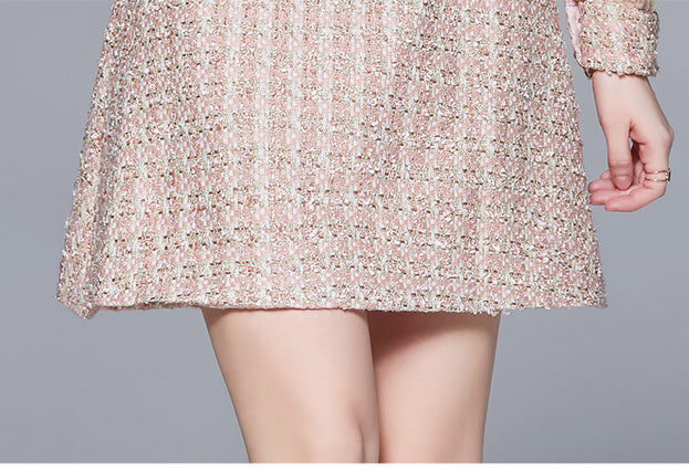 Bow NeckLong Sleeve  French Dress