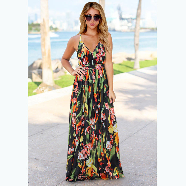 Bohemian Floral Long Dress