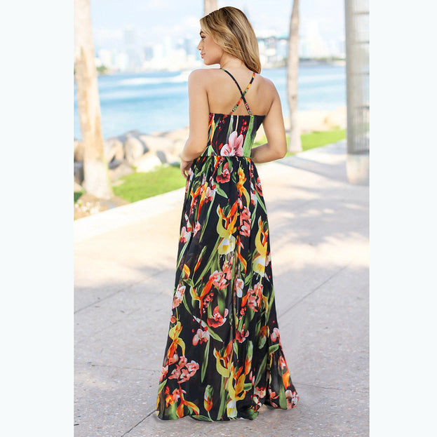 Bohemian Floral Long Dress
