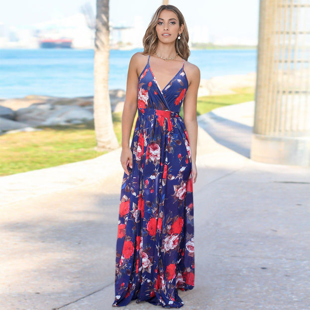 Bohemian Floral Long Dress