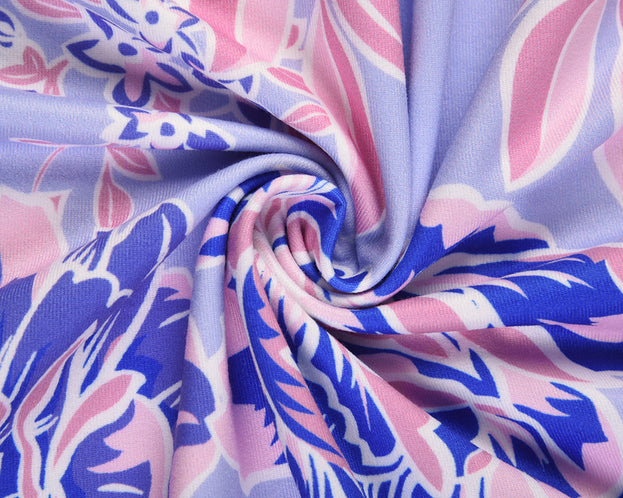 Wrapped chest sexy tie dress summer 2023 floral dress