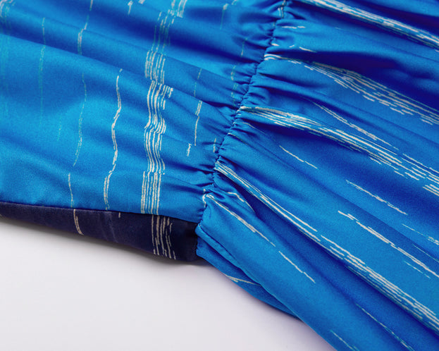 Summer New Tie-Dye Suspender Skirt Slim Temperament Gradient Color Dress